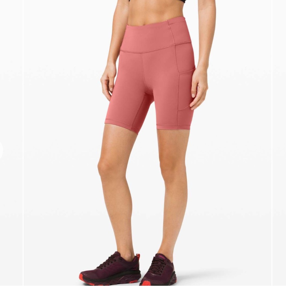 Lululemon Fast And Free Short 8" in Cherry Tint